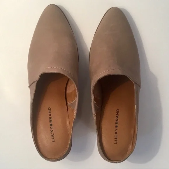 NWOB Lucky Brand Leather ‘Bryanna’ Mules - Picture 4 of 15